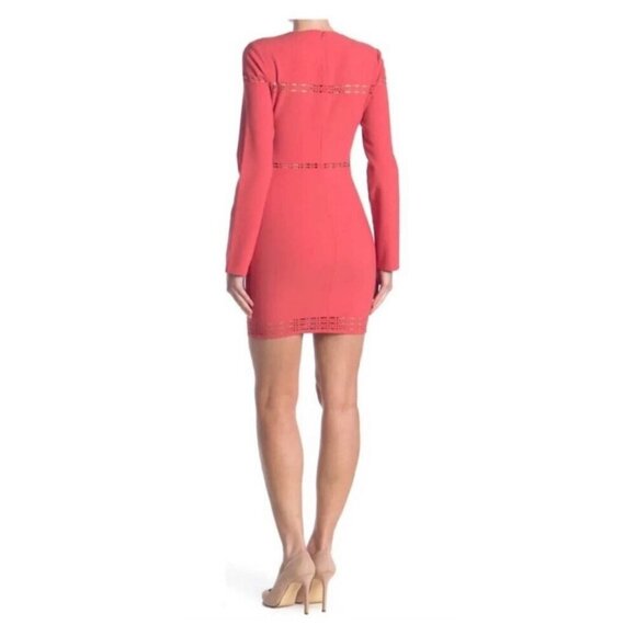 Likely Solace Mini Dress NWT $228 Eyelet Accent Bittersweet Orange Women's Sz 6 - Picture 13 of 13